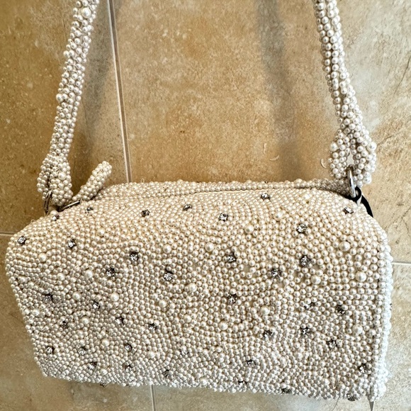 ZARA PEARL MINI DUFFEL BAG BRIDAL - Picture 8 of 16